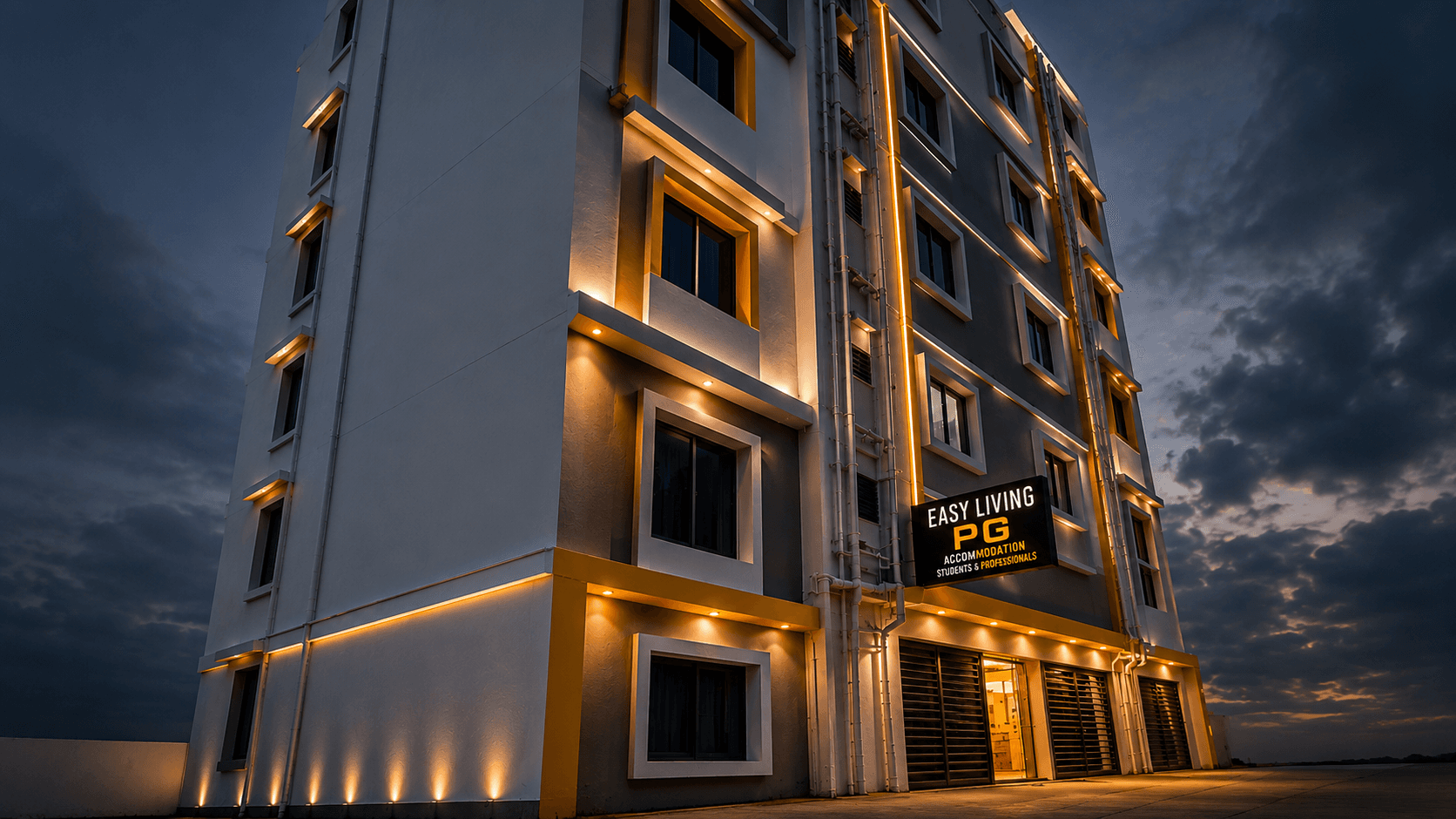 Easy Living PG Accommodation building exterior